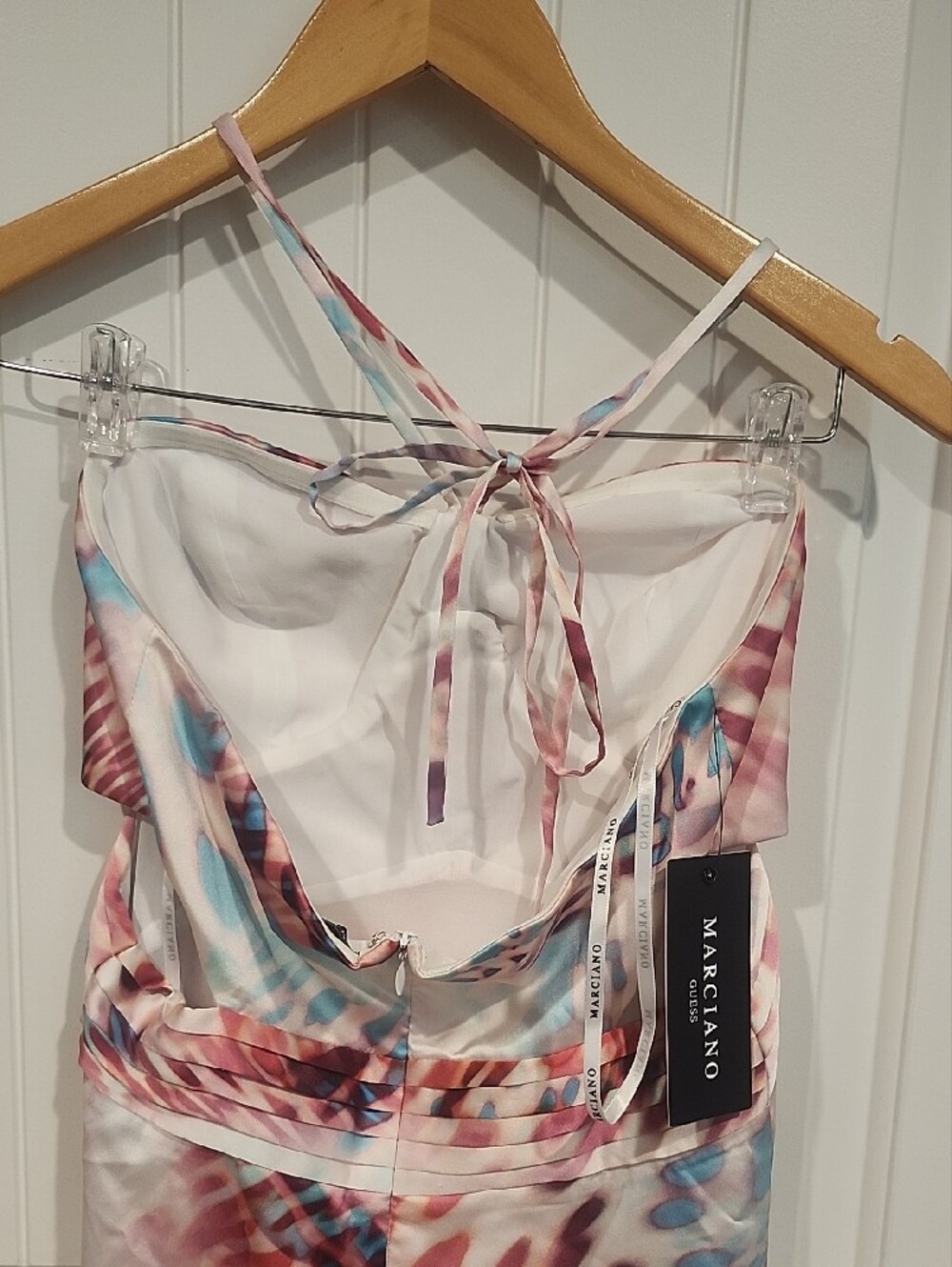 Guess by Marciano Pink Multi-Print Strapless Maxi Dress - Picture 3 of 6